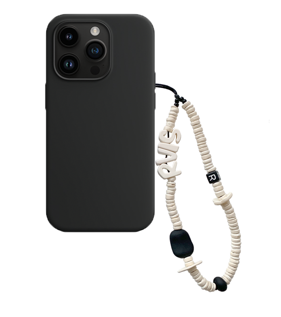 nature beads phone strap cream 르브아시스