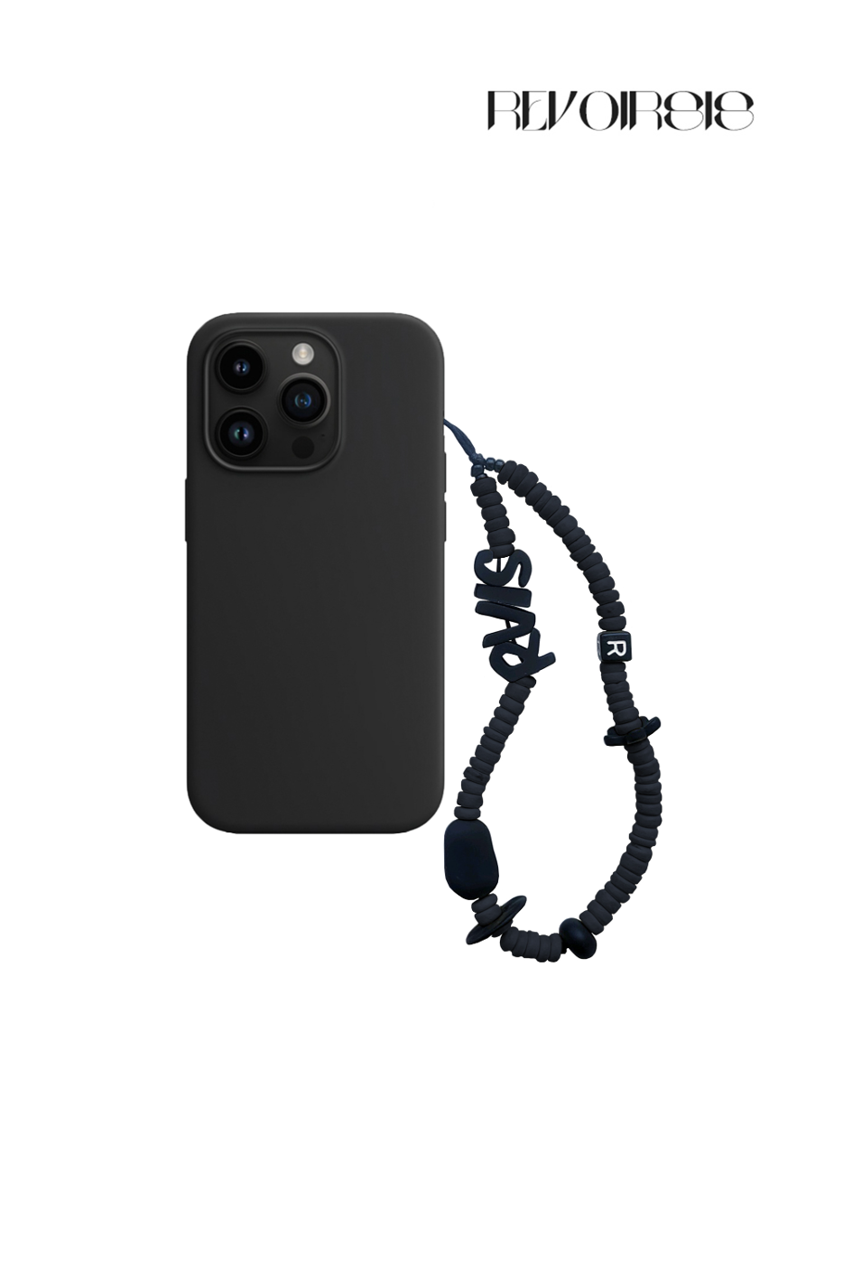 nature beads phone strap navy 르브아시스